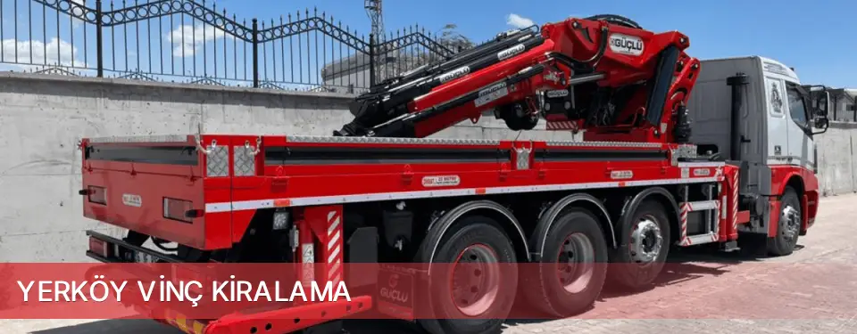 Yerköy İlçemi Vinç Kiralama